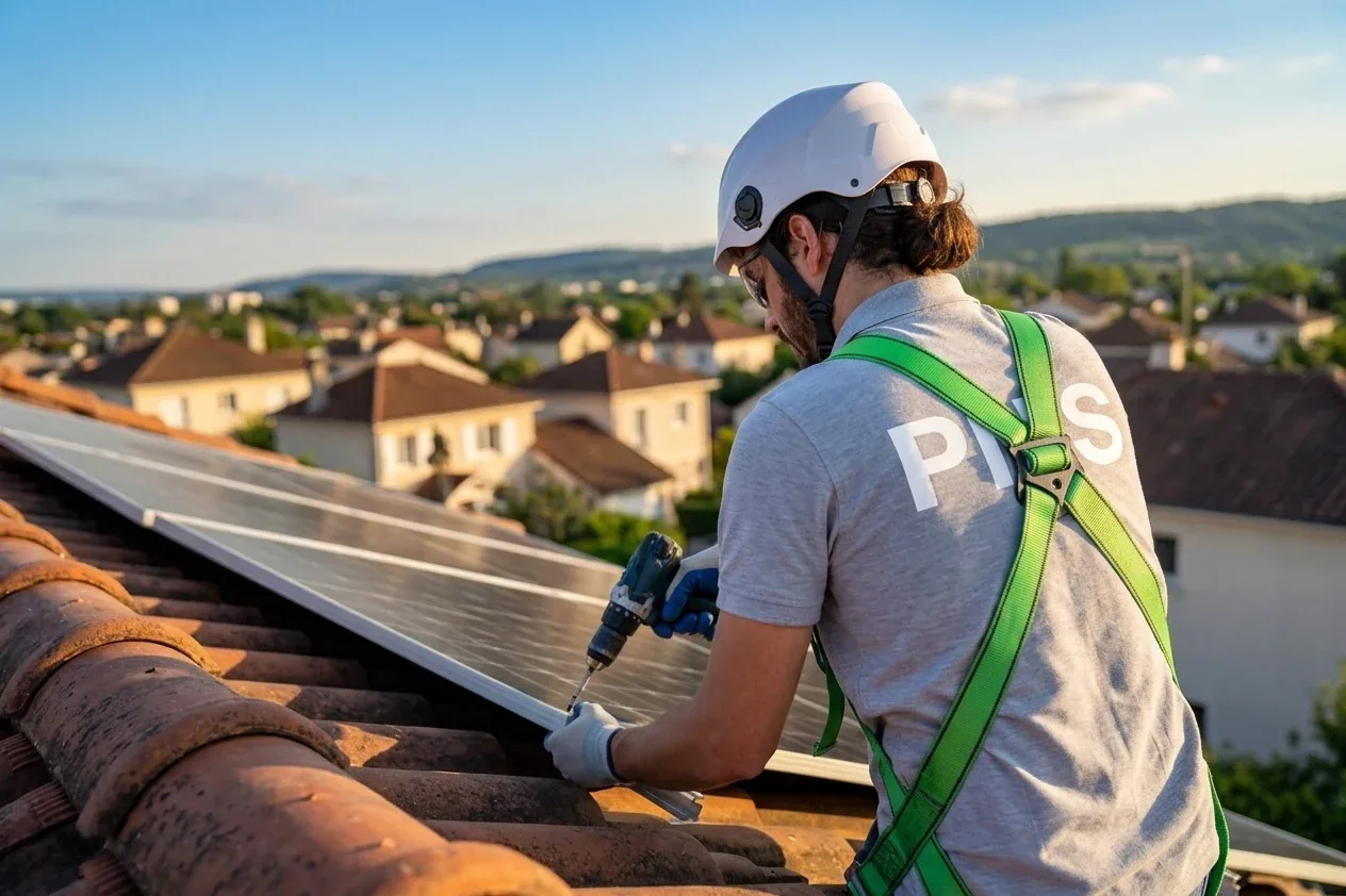 Panneaux solaires dans le Pas-de-Calais